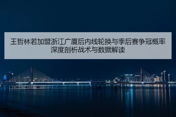 王哲林若加盟浙江广厦后内线轮换与季后赛争冠概率深度剖析战术与数据解读